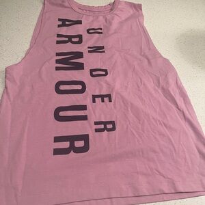 Under Armour Pink Muscle Tee for Active Comfort